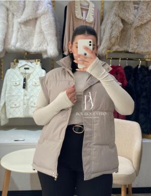 Doudoune à capuche type hoodie