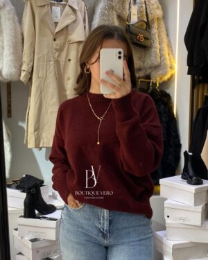 Pull Col Rond Cocooning