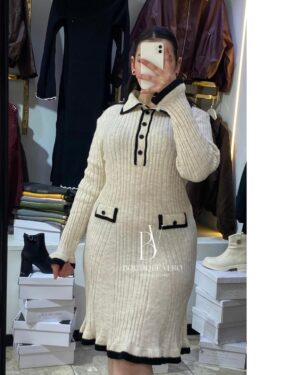 Robe Maille "Preppy Chic"